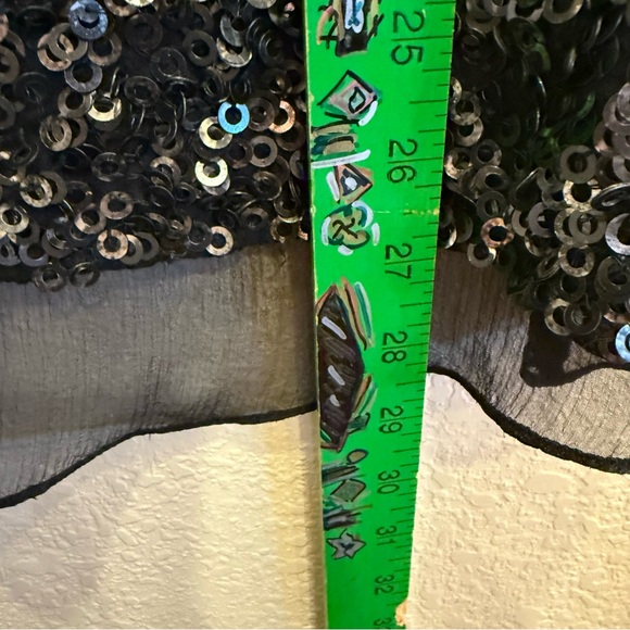 3.1 Phillip Lim Black Sequin Tank Top sz 6 - Picture 13 of 14